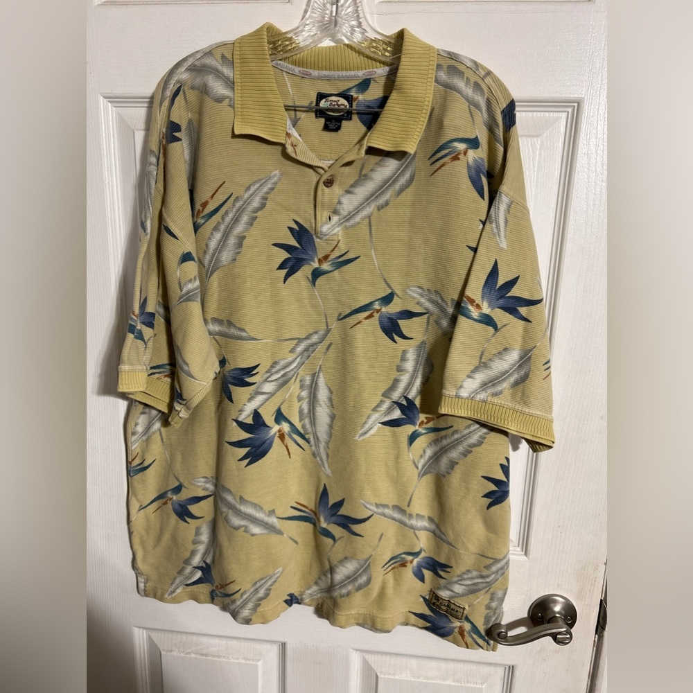 Tommy Bahama Floral Camp Shirt Polo